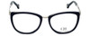 Carolina Herrera Designer Eyeglasses VHE092K-579Y in Navy Gunmetal 52mm :: Progressive