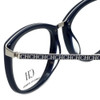 Carolina Herrera Designer Eyeglasses VHE092K-579Y in Navy Gunmetal 52mm :: Progressive