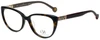 Carolina Herrera Designer Eyeglasses VHE710K-722Y in Dark Havana 53mm :: Rx Bi-Focal