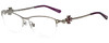 Chopard Designer Eyeglasses VCHA69S-579 in  Shiny Palladium Silver 55mm :: Custom Left & Right Lens
