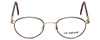 LA Gear Designer Eyeglasses Golden Gate in Amber 47mm :: Rx Bi-Focal