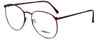 Liberty Optical Designer Eyeglasses LA-4C-7 in Antique Red 55mm :: Custom Left & Right Lens