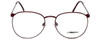 Liberty Optical Designer Eyeglasses LA-4C-7 in Antique Red 55mm :: Rx Single Vision
