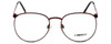 Liberty Optical Designer Reading Glasses LA-4C-1 in Brown Marble 55mm