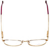 Linda Evans Designer Eyeglasses LE-169 in Burgundy 53mm :: Progressive