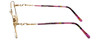Calabria Designer Eyeglasses MT-61-LAV in Lavender 54mm :: Rx Single Vision