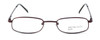 Calabria Metal Flex by Vivid Designer Reading Glasses DD in Brown