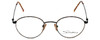 Calabria Designer Reading Glasses Seb-782 Black Tortoise Havana Brown Gold 48mm