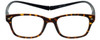 Magz Designer Eyeglasses Greenwich in Tortoise 50mm :: Rx Single Vision