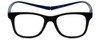 Magz Designer Eyeglasses Chelsea in Black Blue 50mm :: Progressive