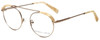 Kendall + Kylie Designer Eyeglasses Stacie KKO130-780 in Rose Gold 48mm :: Rx Single Vision