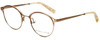 Kendall + Kylie Designer Eyeglasses Samara KKO139-780 in Rose Gold 49mm :: Progressive
