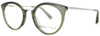 Kendall + Kylie Designer Eyeglasses Rae KKO111-301 in Green 48mm :: Rx Single Vision