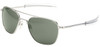 Randolph Designer Pilot Sunglasses AF086 in Matte Chrome 55mm