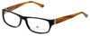Argyleculture Designer Reading Glasses Chet in Black-Brown 57mm