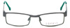 Esprit Designer Eyeglasses ET17412-505 in Gunmetal Green 45mm :: Custom Left & Right Lens