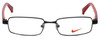 Nike Designer Eyeglasses 5558-054 in Black 47mm :: Custom Left & Right Lens