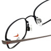Nike Designer Eyeglasses 4190-009 in Satin Black 52mm :: Rx Single Vision