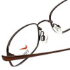 Nike Designer Eyeglasses 4190-200 in Walnut 52mm :: Rx Single Vision
