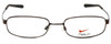 Nike Designer Eyeglasses 4190-200 in Walnut 52mm :: Progressive