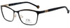Carolina Herrera Designer Eyeglasses VHE083K-0301 in Black 54mm :: Custom Left & Right Lens