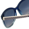 Carolina Herrera Authentic Designer Sunglasses SHE647-0N91-54 mm Blue Gradient