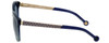 Carolina Herrera Authentic Designer Sunglasses SHE647-0N91-54 mm Blue Gradient