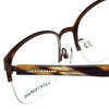 Lucky Brand Designer Eyeglasses D105-Brown in Brown 53mm :: Rx Single Vision