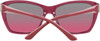 Back View of Elle Designer Sunglasses El14834-PU-56 mm in Crystal Red Wine & Purple Fade Lens