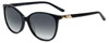 Elle Designer Sunglasses EL14842-BK in Black with Grey Gradient Lens
