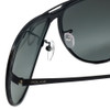 Police Designer Sunglasses Reward 1 in Matte Black with Grey Lens