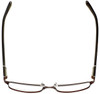 Jones New York Designer Eyeglasses J326 in Dark Brown 53mm :: Rx Single Vision