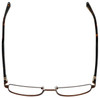 Jones New York Designer Eyeglasses J346 in Brown 56mm :: Rx Single Vision