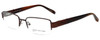 Jones New York Designer Eyeglasses J331 in Dark Chocolate Brown 52mm :: Rx Bi-Focal