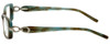 Jones New York Designer Eyeglasses J738 in Aqua Brown 52mm :: Custom Left & Right Lens