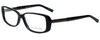 Jones New York Designer Eyeglasses J746 in Black 54mm :: Custom Left & Right Lens
