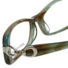 Jones New York Designer Reading Glasses J738 Aqua Brown Marble 52mm CHOOSE POWER