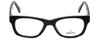 Whims Designer Eyeglasses TRO9141AK in Black 50mm :: Custom Left & Right Lens