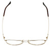 Silver Dollar Designer Reading Glasses Gunnison in Gold 54mm