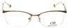 Carolina Herrera Designer Eyeglasses VHE060-0300 in White Gold 54mm :: Rx Single Vision