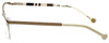 Carolina Herrera Designer Reading Glasses VHE060-0300 in White Gold 54mm