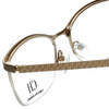 Carolina Herrera Designer Reading Glasses VHE060-0300 in White Gold 54mm
