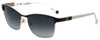 Carolina Herrera Designer Sunglasses SHE069-0NP1 in Black White Metalmm
