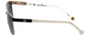 Carolina Herrera Designer Sunglasses SHE069-0NP1 in Black White Metalmm