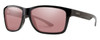 Smith Optics Drake Designer Sunglasses Gloss Black with Polarized Ignitor Lens