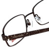 Converse Designer Eyeglasses K101 in Brown 48mm :: Rx Single Vision