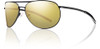 Matte Black & Polarized Gold Mirrored Lens