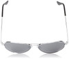 Randolph CR73463 57 mm Concorde Sunglasses in Bright Chrome & Grey