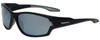 Timberland TB9070-02D Designer Polarized Sunglasses in Matte Black with Silver F