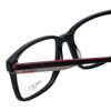Hackett London Designer Eyeglasses HEK1151-01 in Black 58mm :: Rx Single Vision